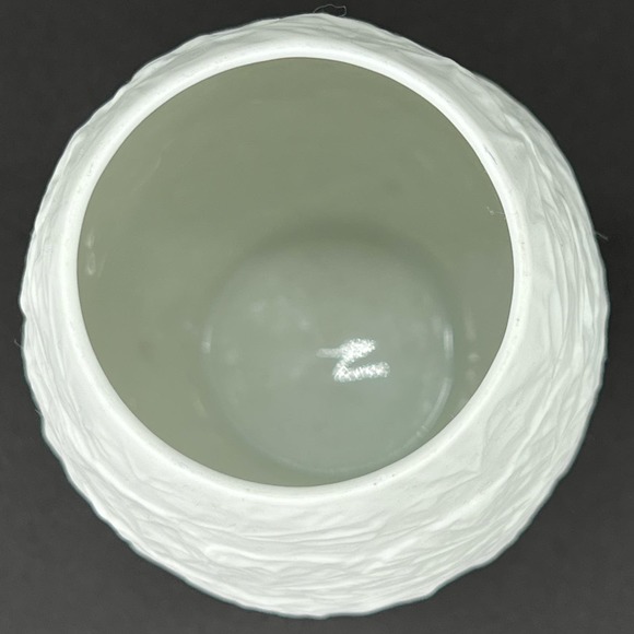 German Porcelain Op Art Leaf Vases by Heinrich Selb, 1970s - Picture 2 of 4